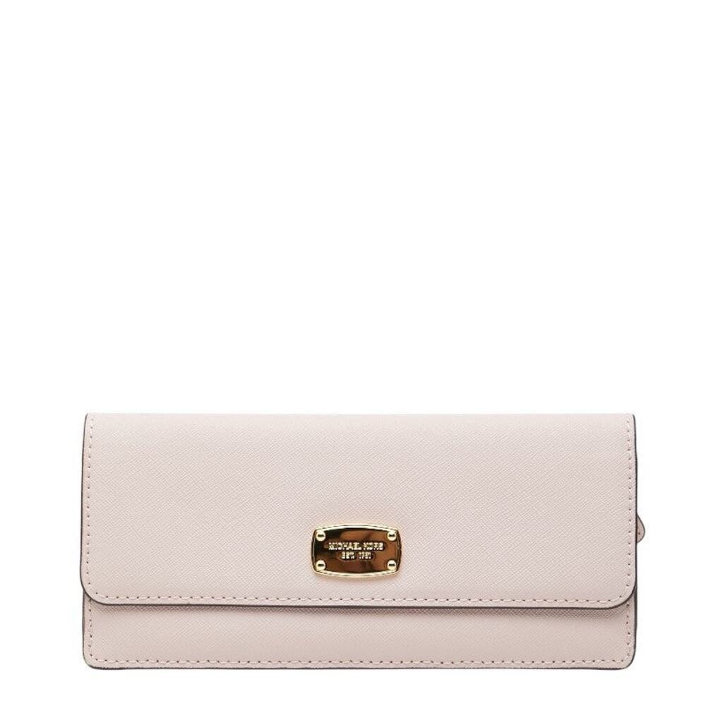 Michael Kors Leather Long Wallet Pink